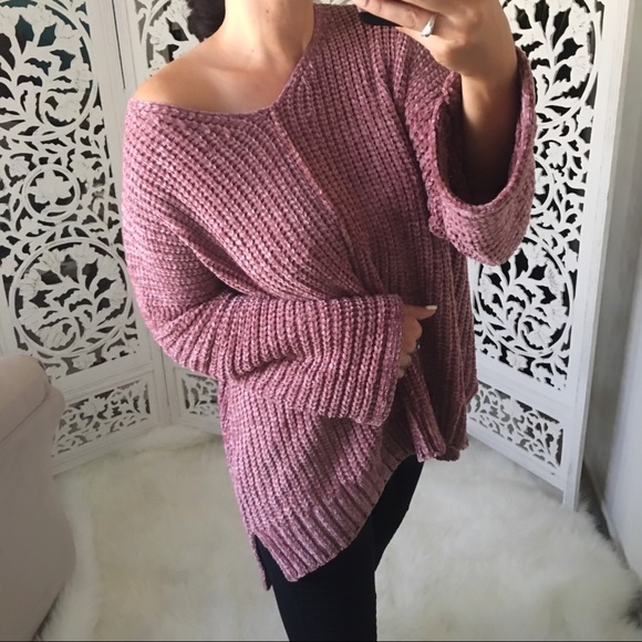 Sweaters - LAST 1️⃣ Soft Oversized Chenille Tunic Sweater